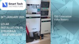 Volta lithium battery parallel installation by Smart Tech Distributors