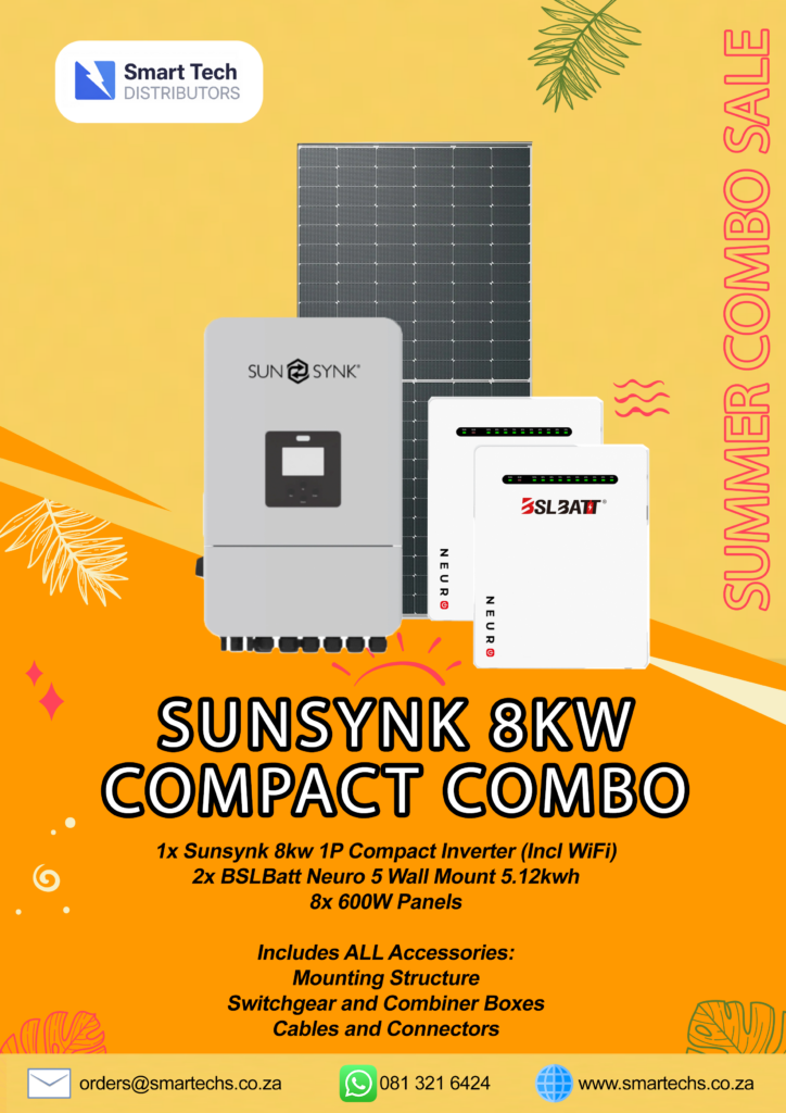 sunsynk 8kw compact combo