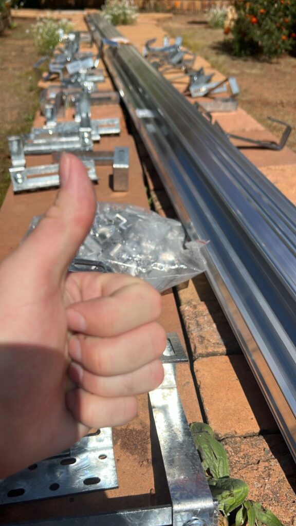 Solar accessories for an installation in Kemption Park