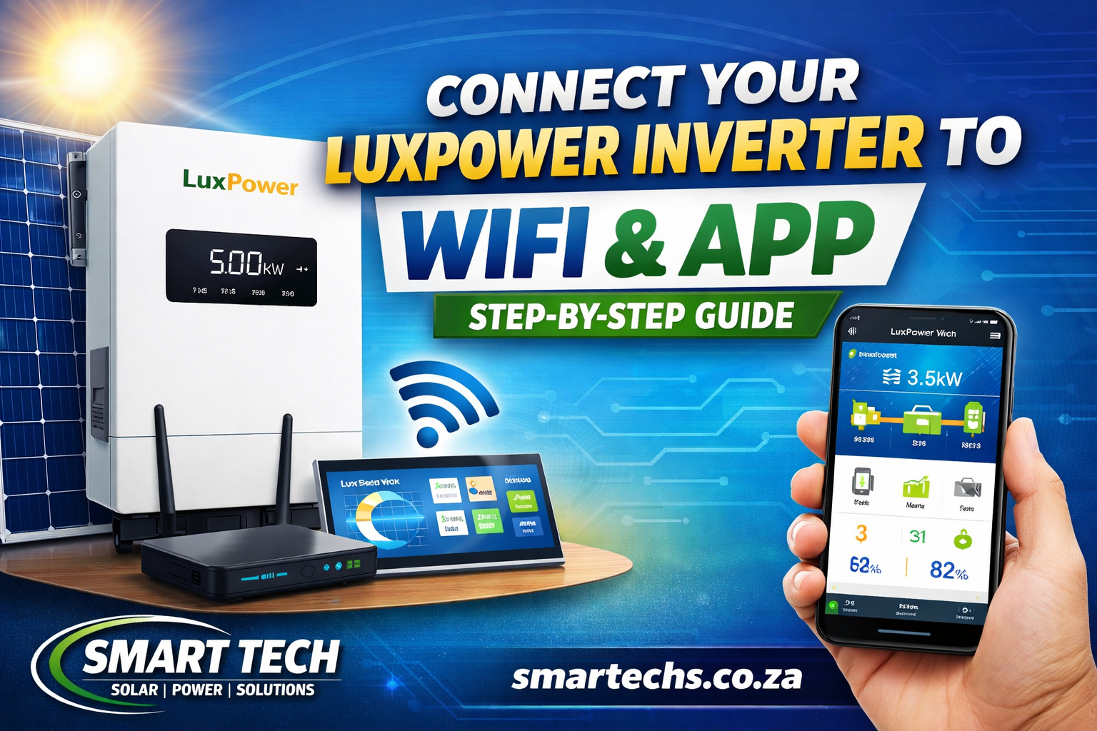 Connect luxpower inverter to Wifi & App