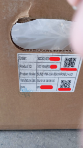 sunsynk box nameplate