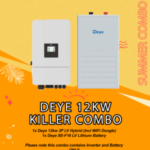deye 12kw + deye 16kwh combo