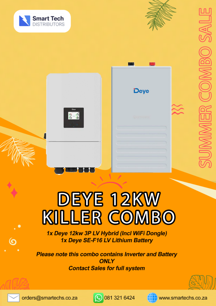 deye 12kw + deye 16kwh combo