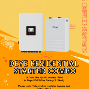 deye 5kw residential starter combo