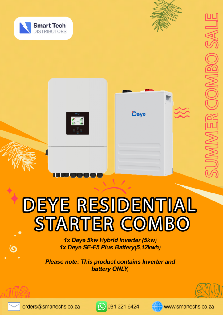 deye 5kw residential starter combo