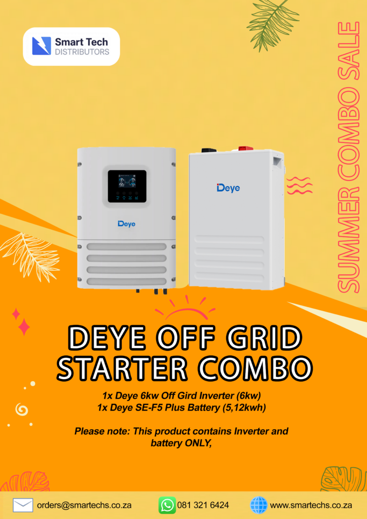 deye 6kw off grid starter combo