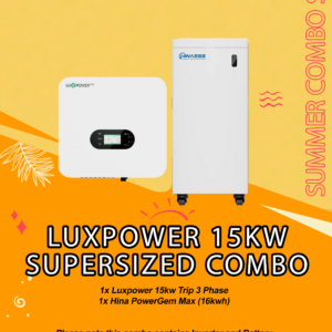 luxpower trip 15kw + hina powergem 16kwh
