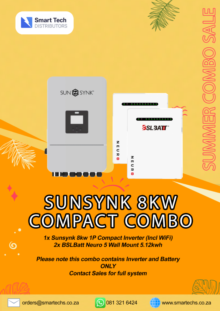 sunsynk 8kw compact combo