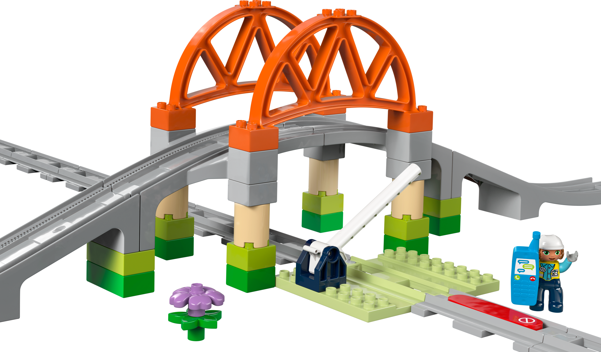 LEGO Duplo Town Train Bridge And Tracks expantion (Set #10426)