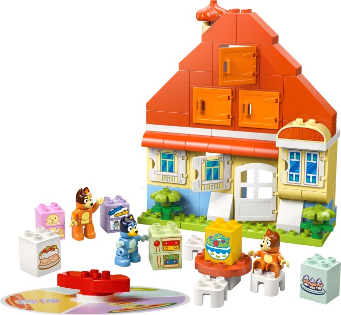 Bluey's Family House with Memory Game