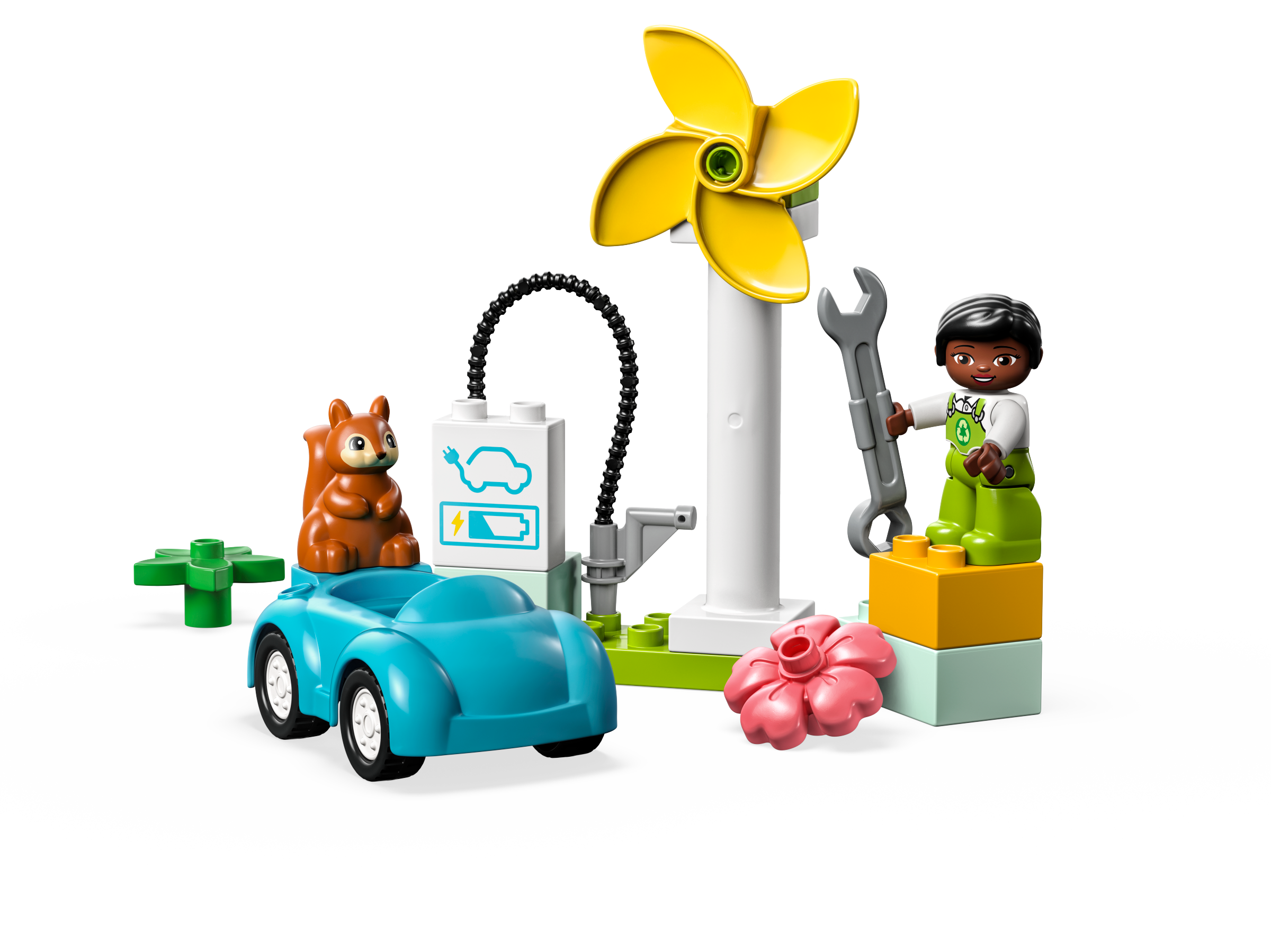 LEGO Duplo Town Wind Turbine and Electric car (Set #10985)