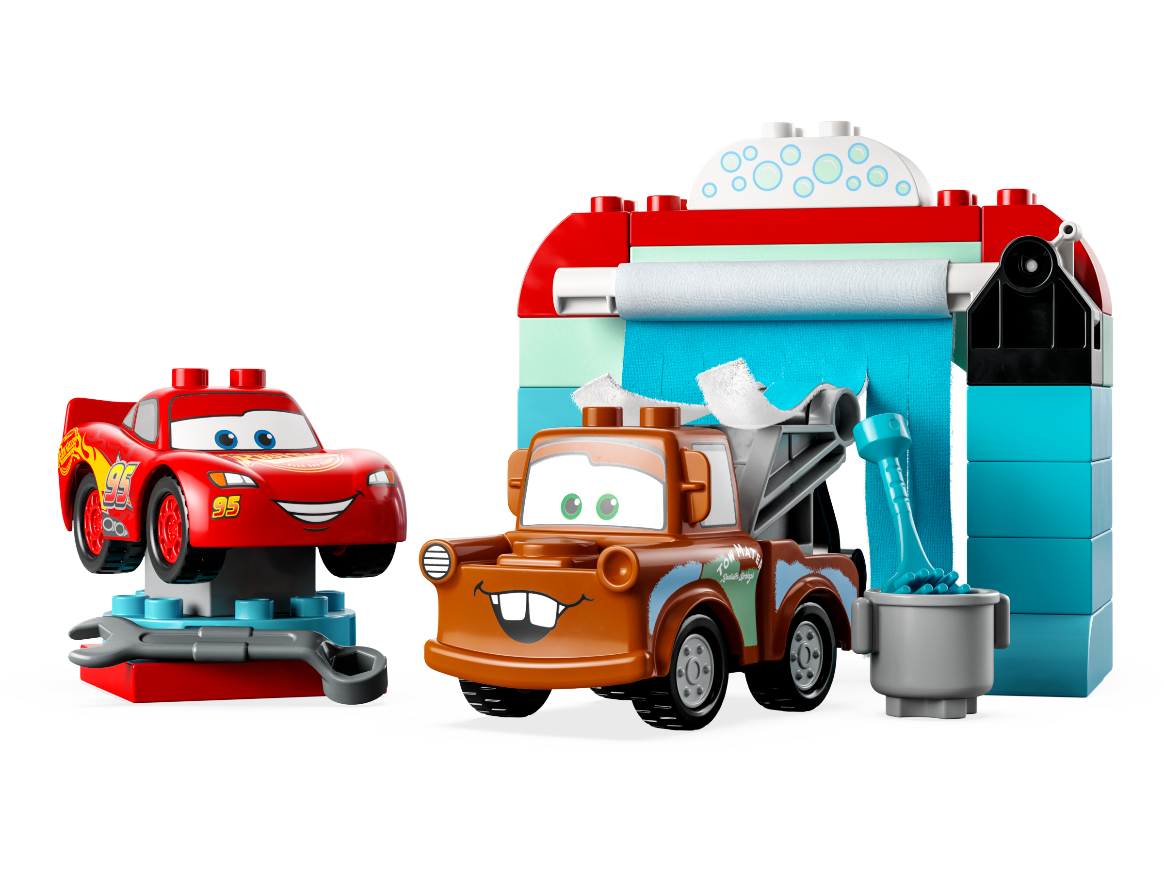 LEGO DUPLO Disney Lightning McQueen & Mater's Car Wash Fun (Set #10996)