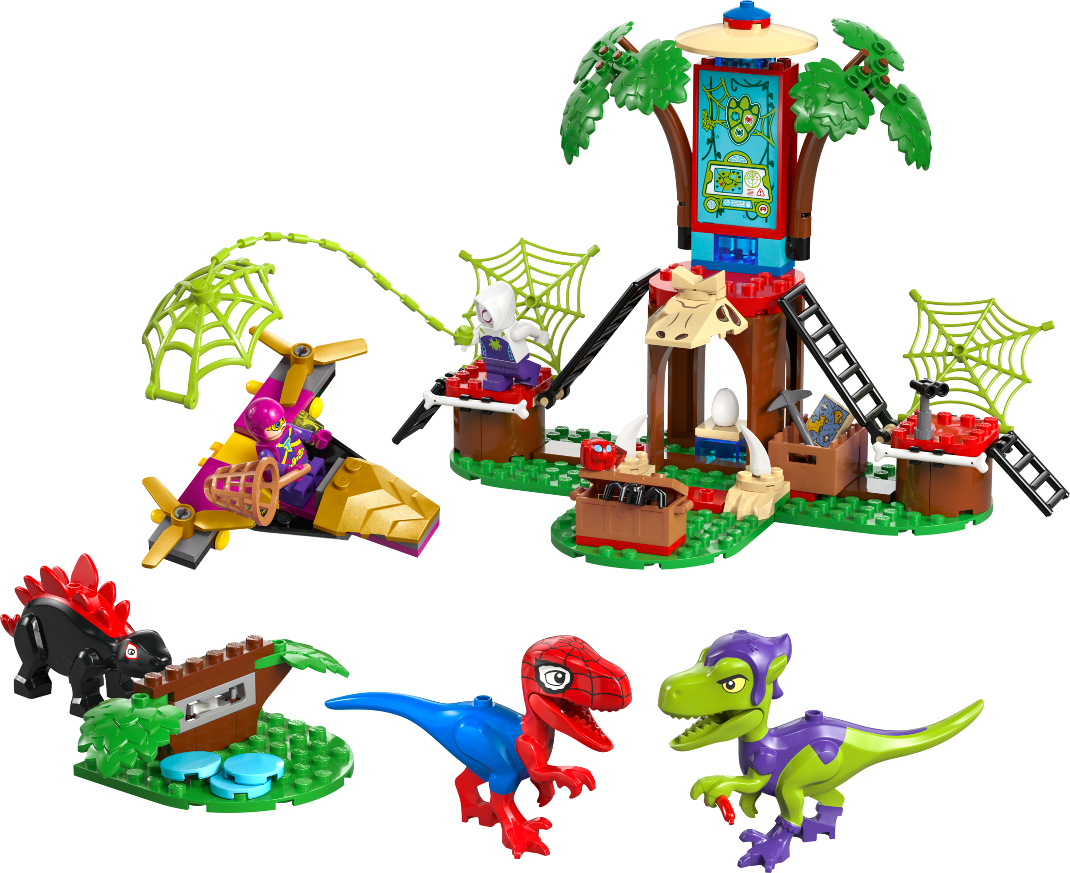 LEGO Spidey Spidey And Gobby'S Raptor Battle at Tree House (Set #11200)