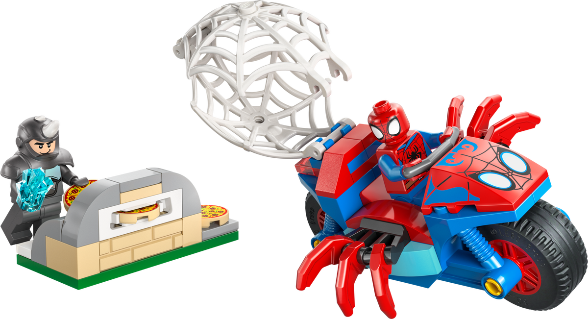 LEGO Spidey Spidey On His Motorcycle vs Rhino (Set #11206)