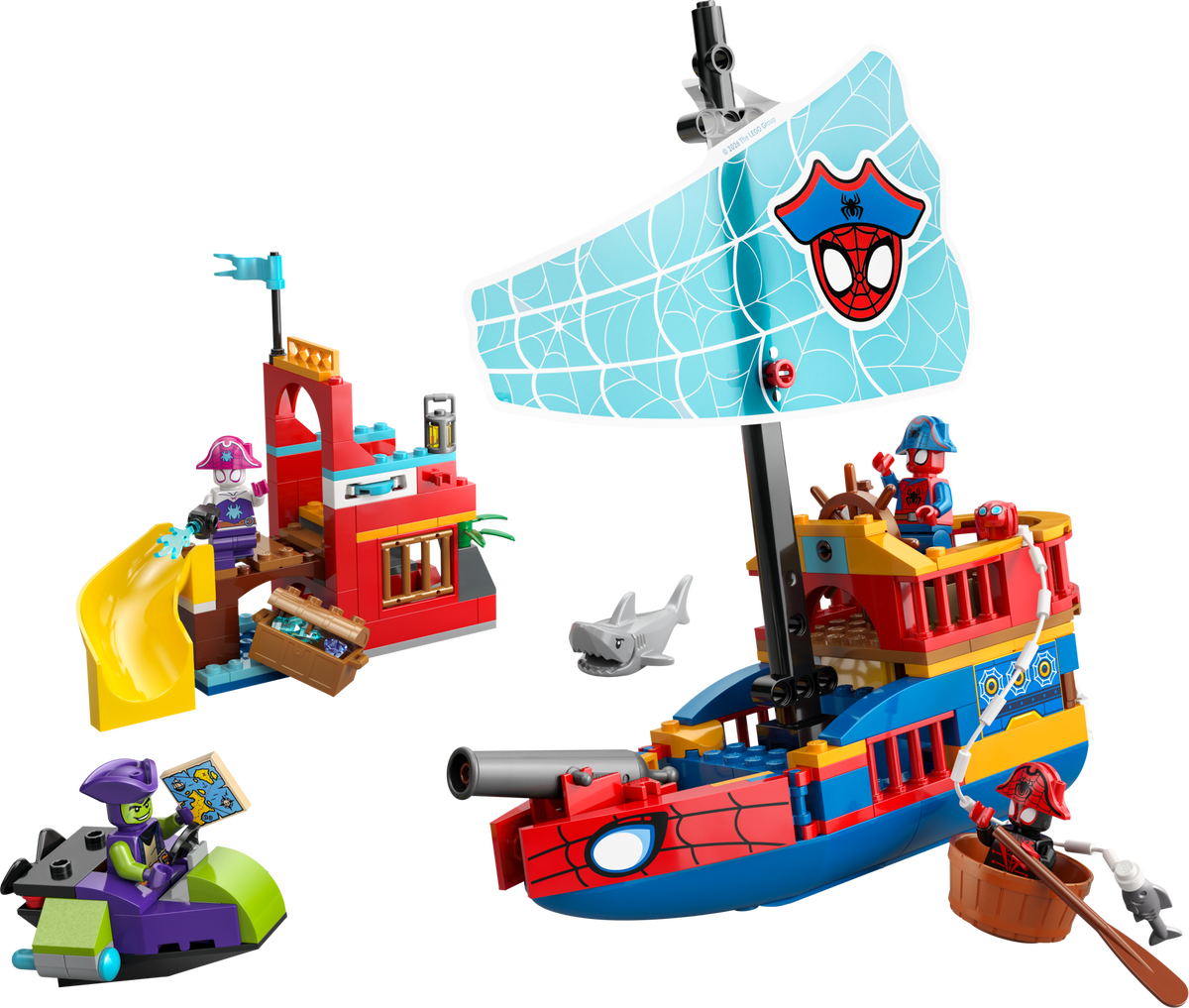 LEGO Spidey Team Spidey Pirate Ship (Set #11208)