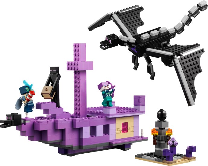 The Ender Dragon And End Ship V30
