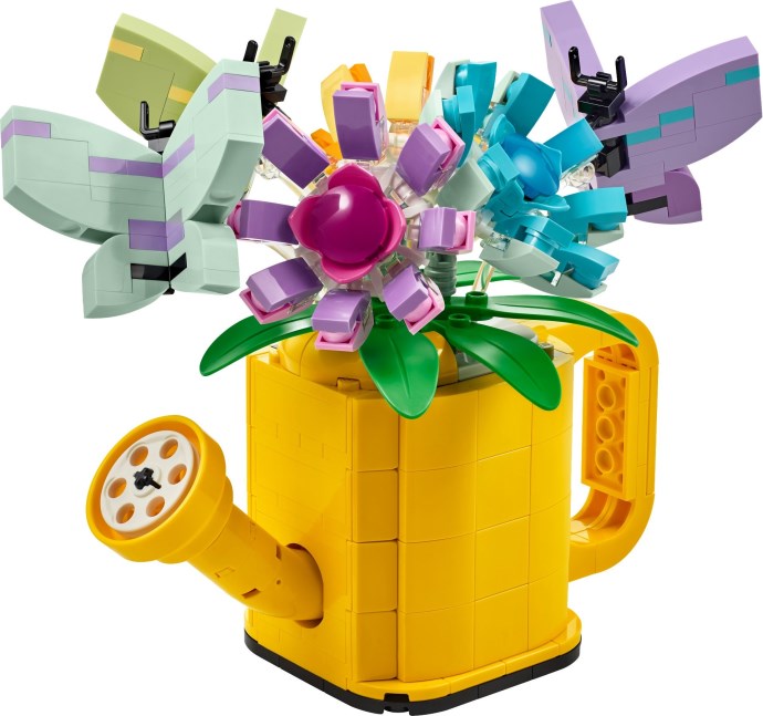 Flowers In Watering Can