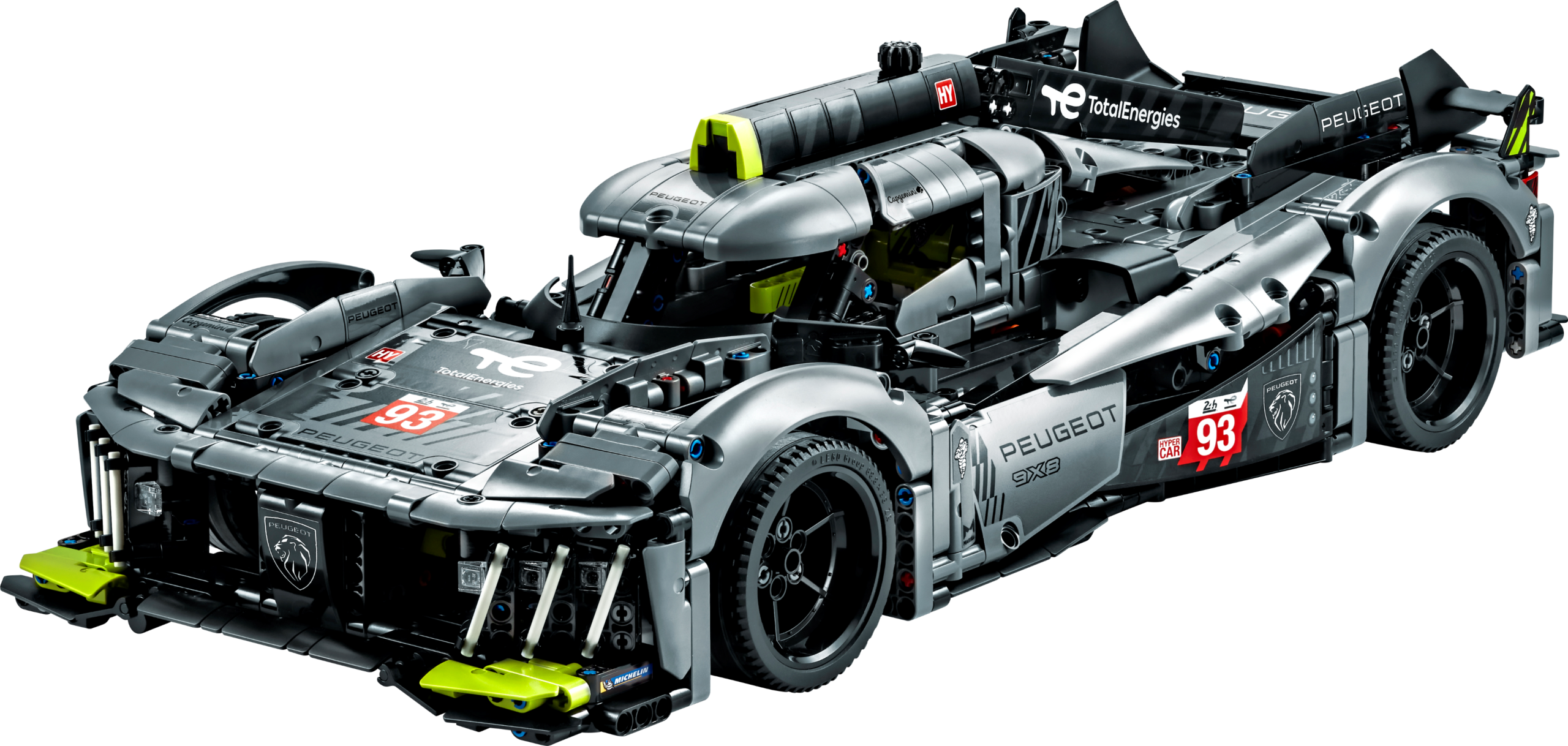 LEGO Technic PEUGEOT 9X8 24H Le Mans Hybrid Hypercar (Set #42156)