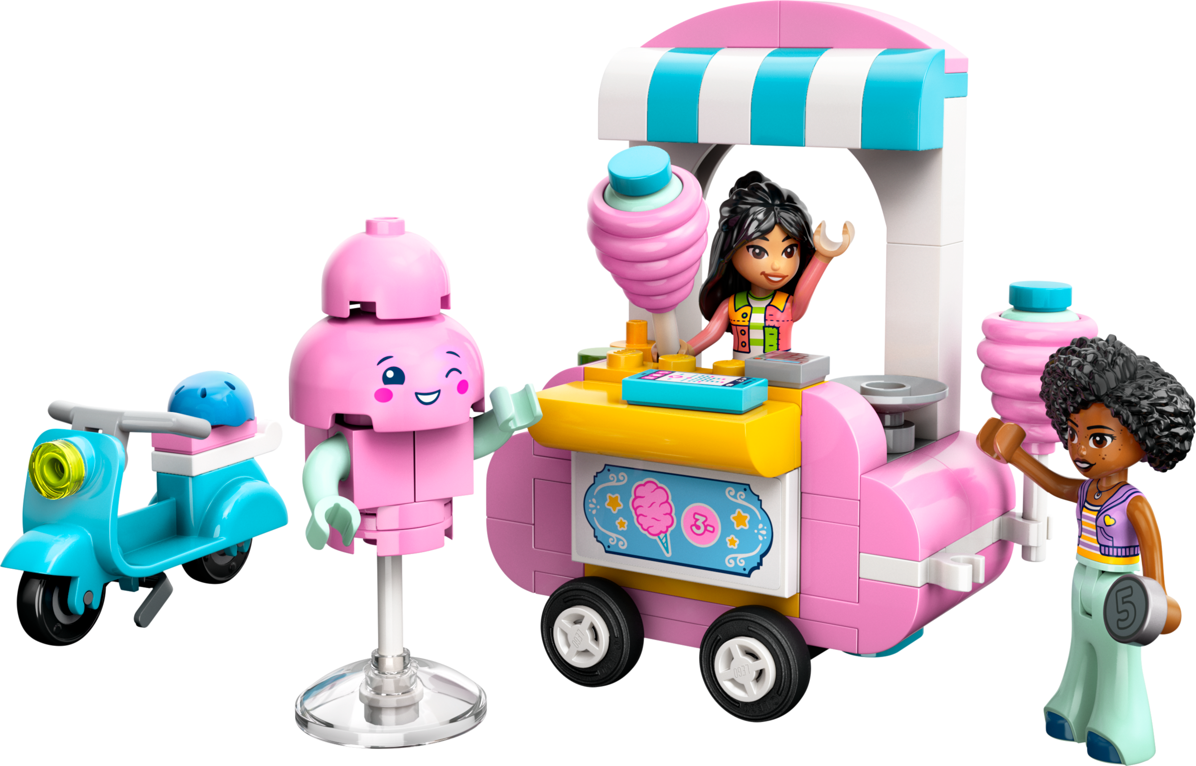 LEGO LEGO Friends Cotton Candy Stand And Scooter (Set #42643)