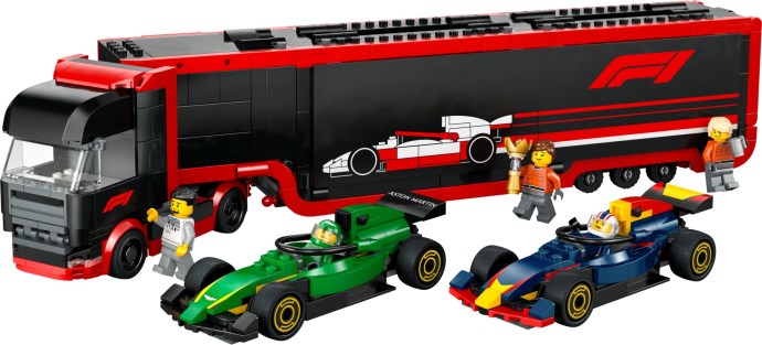 F1® Truck With RB20 & AMR24 F1® Cars