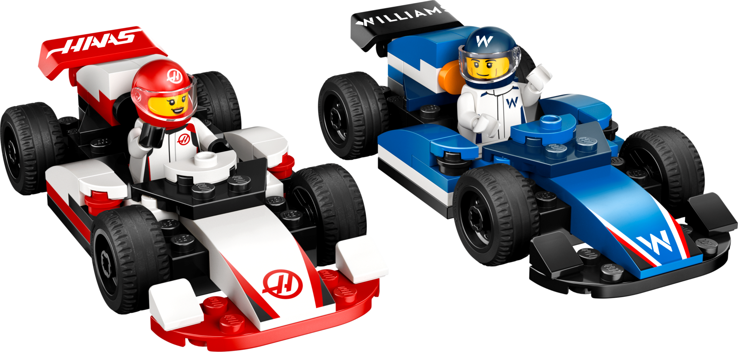 LEGO City Formula 1 F1 Williams Racing & Haas F1 Race Cars (Set #60464)
