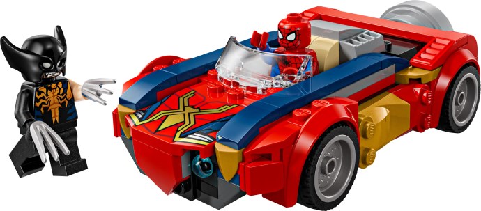Spider-Man Car vs Venomized Wolverine