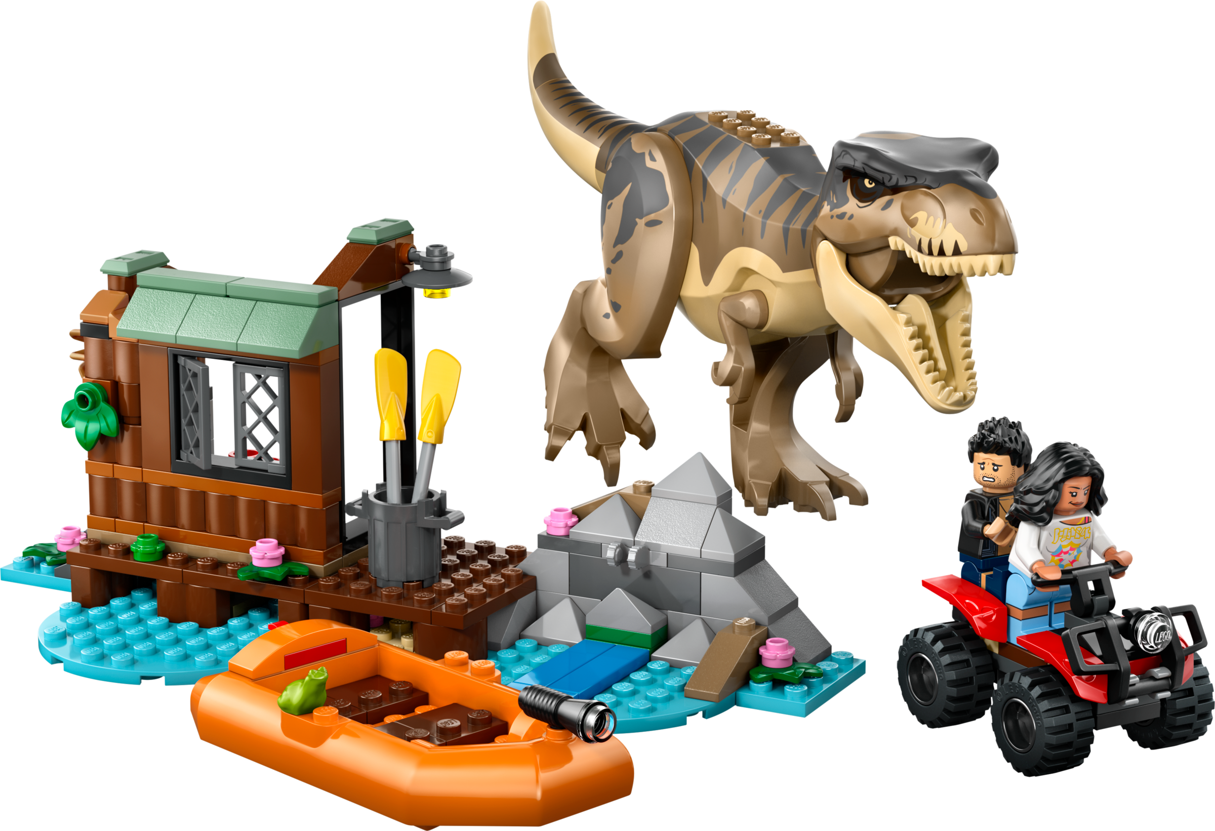 LEGO Jurassic World T. Rex River Escape (Set #76975)