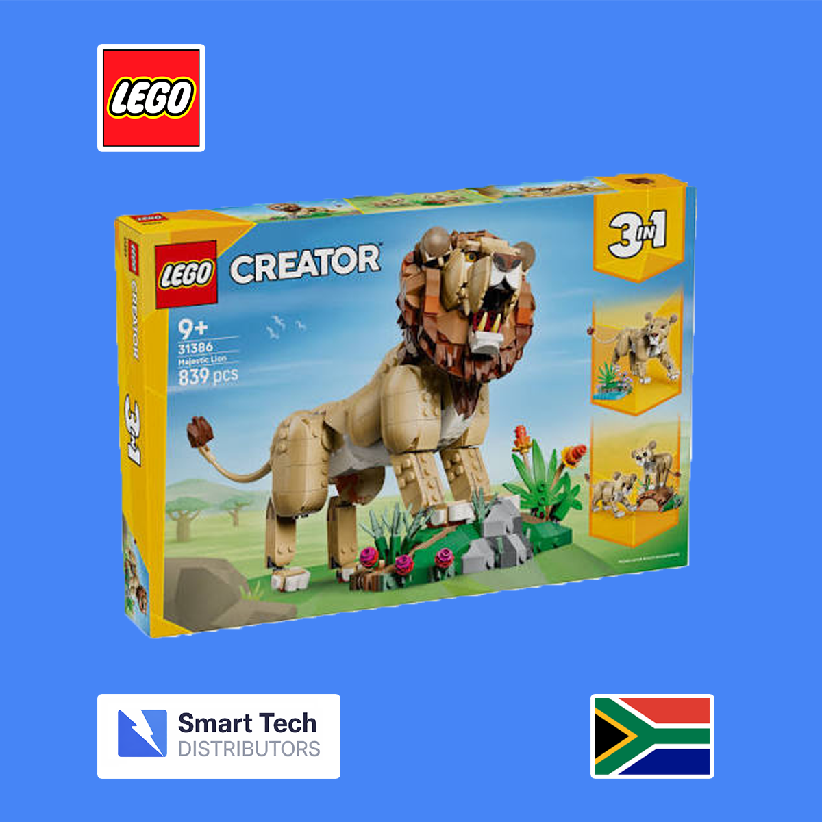 lego creator wild animals majestic lion