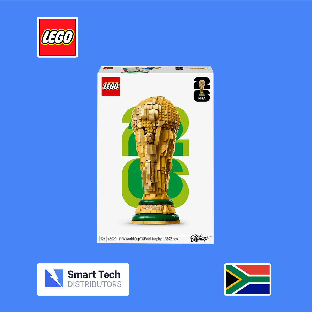 lego editions football fifa world cup trophy
