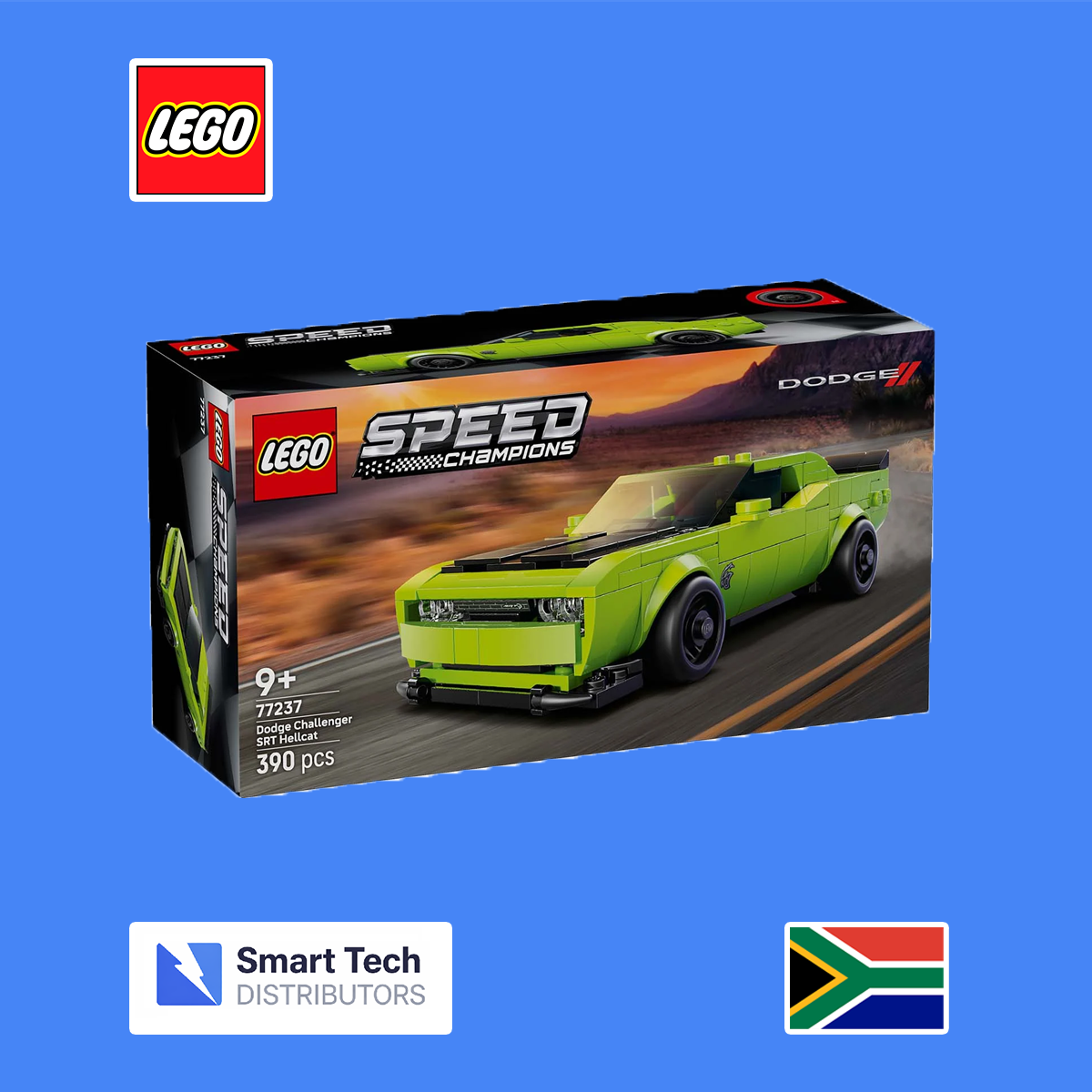 lego speed champions dodge challenger srt hellcat